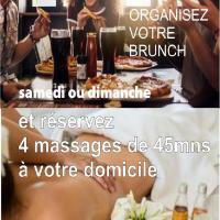 Brunch et massages a domicile